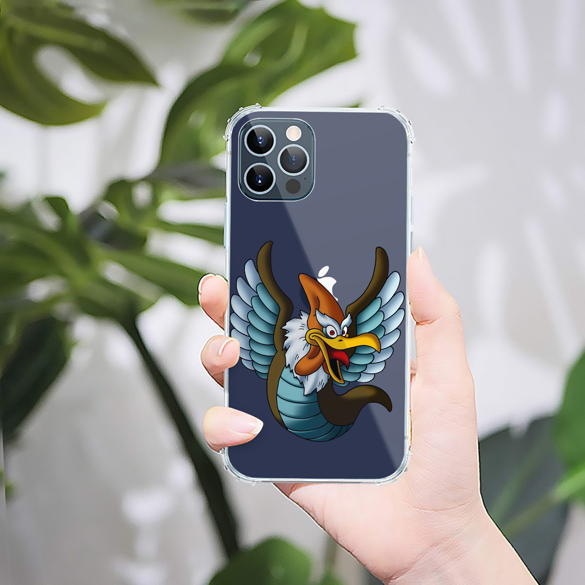 （画像用） ドラゴンクエスト Doragon Kuesuto Dragon Quest 【iPhone 12シリーズ対応】透明スマホケース（クリアソフトケース）